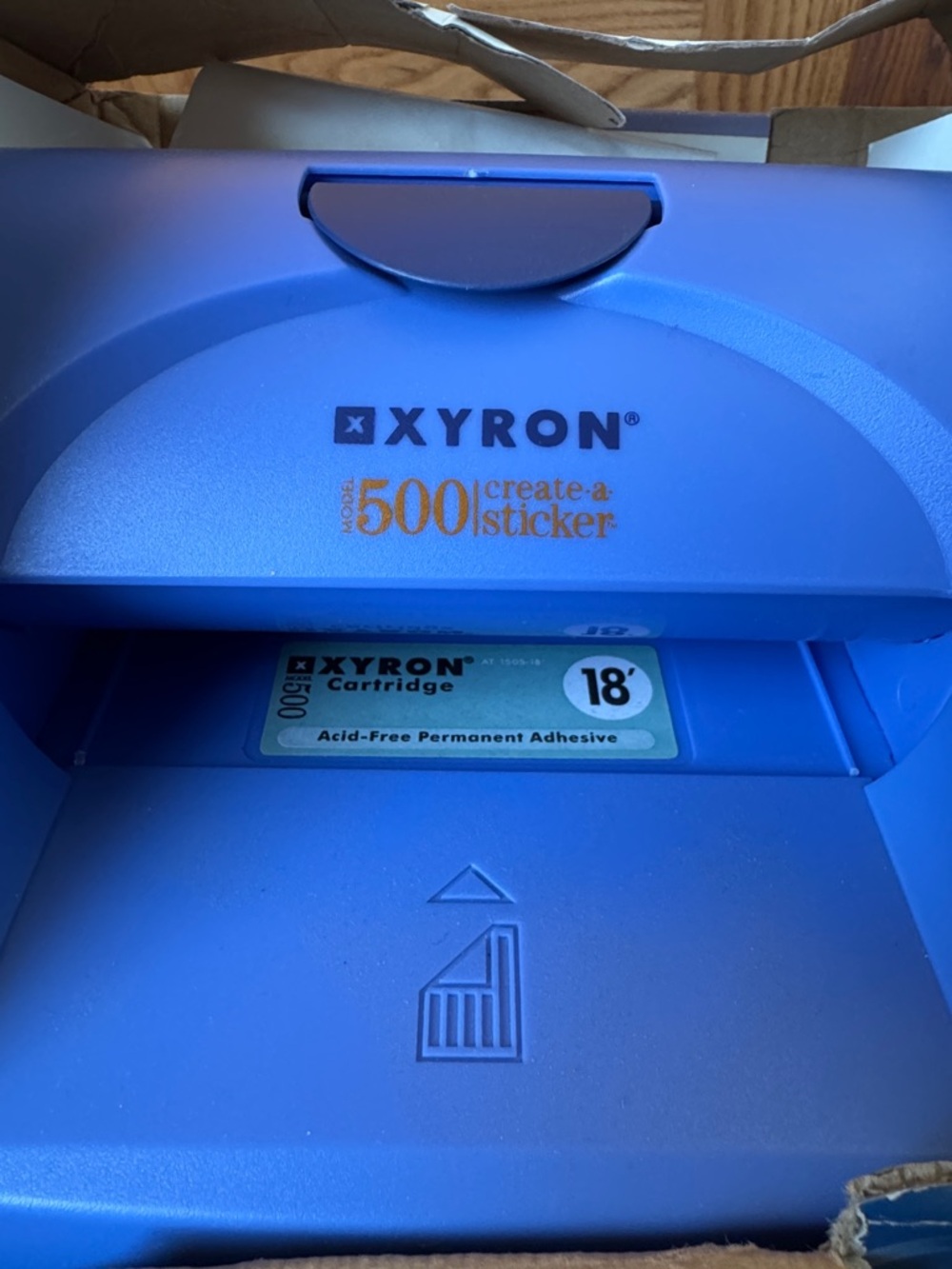 Xyron Create-A-Sticker 500 Machine Adhesive Sticker Maker Craft Tool In Box - Picture 5 of 9